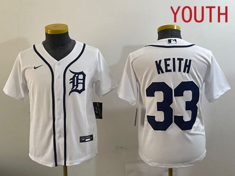 Youth Detroit Tigers #33 Keith White Game 2024 Nike MLB Jersey style 1121->youth mlb jersey->Youth Jersey
